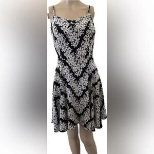 Aeropostale Floral baby doll Y2K V neck mini dress size M